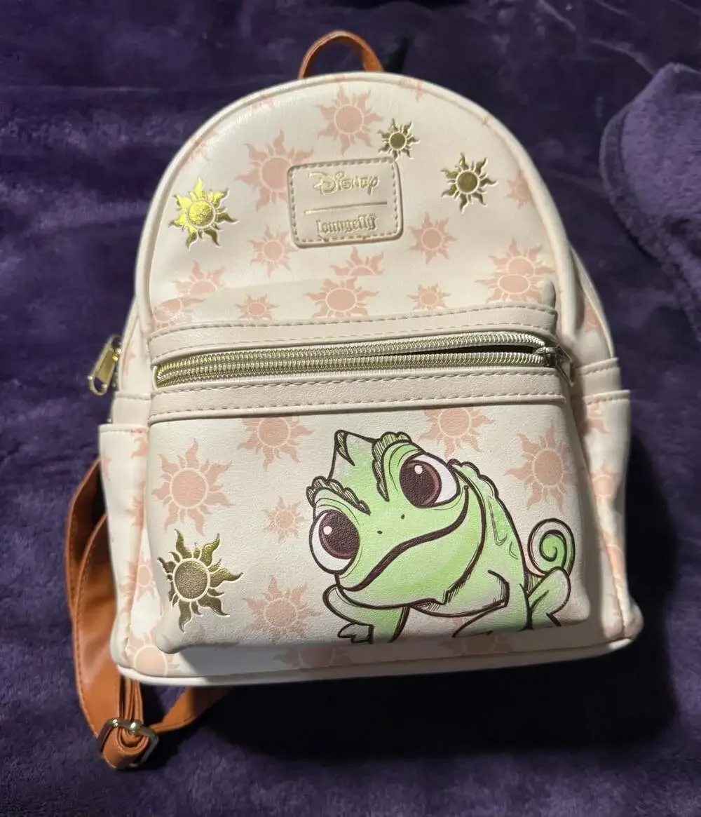 Loungefly Disney Tangled Pascal Sun Mini Backpack